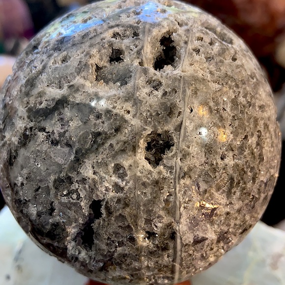 🔥SALE🔥 Sphalerite Crystal Sphere! Super Sparkly! - Picture 4 of 5
